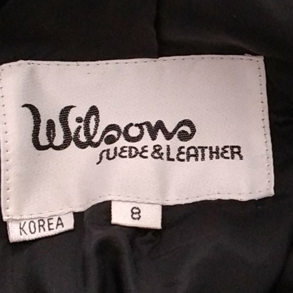 Vintage leather skirt - Picture 3 of 3